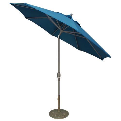 Evening Party Patio Umbrellas Large Galtech 11' Auto Tilt Umbrella